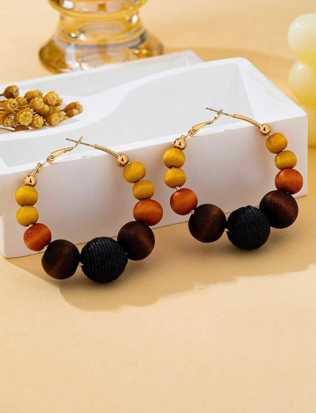 Boucles d'oreilles créoles à la mode