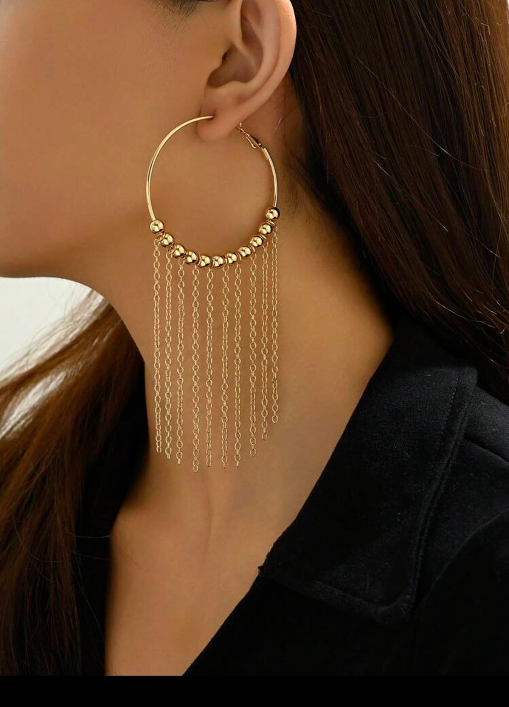 Boucles d'oreilles rondes