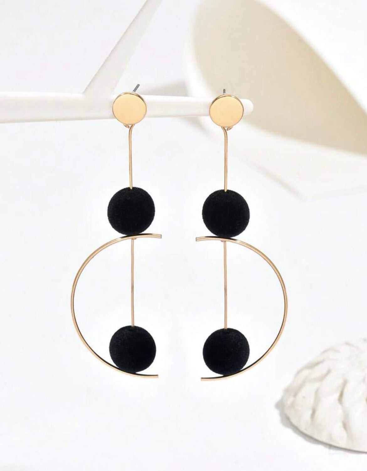 Boucles d'oreilles rétro minimalistes