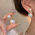 Boucles d’Oreilles Perles - Dorées