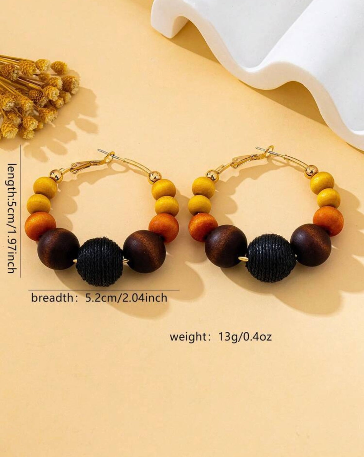 Boucles d'oreilles créoles à la mode