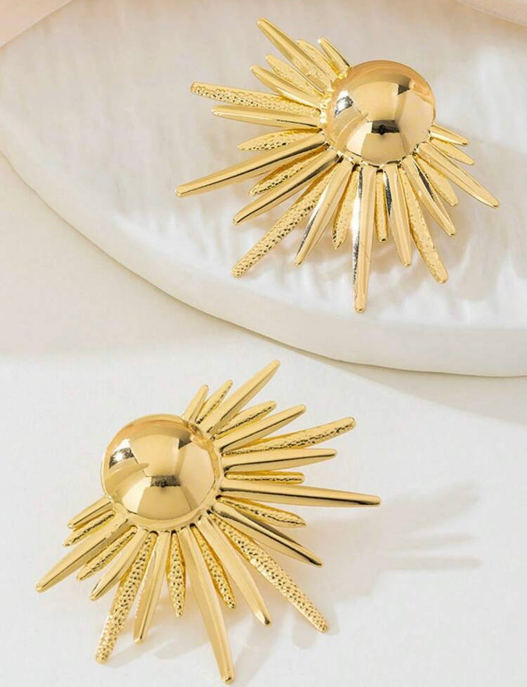 Boucles d'oreilles à pointes mode exagérées