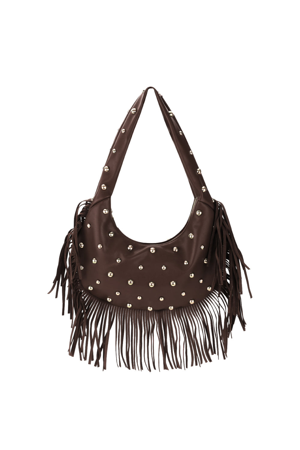 Sac à franges clouté
