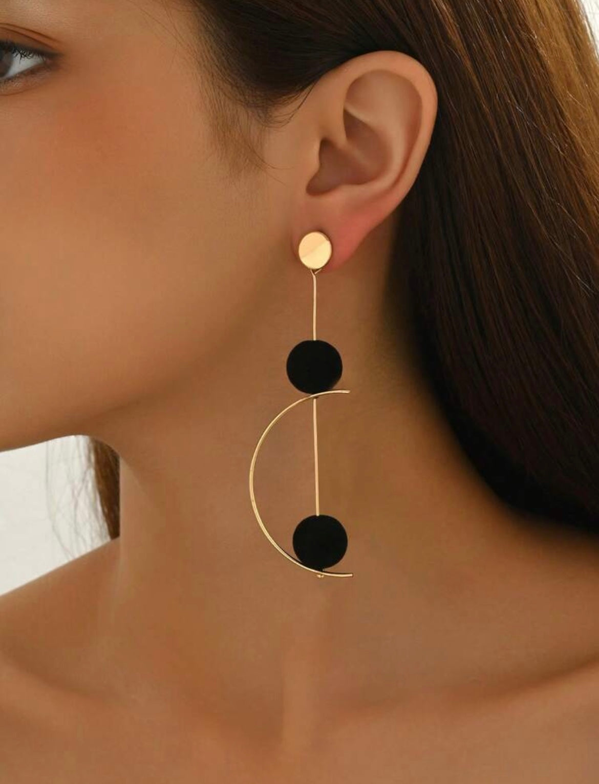 Boucles d'oreilles rétro minimalistes