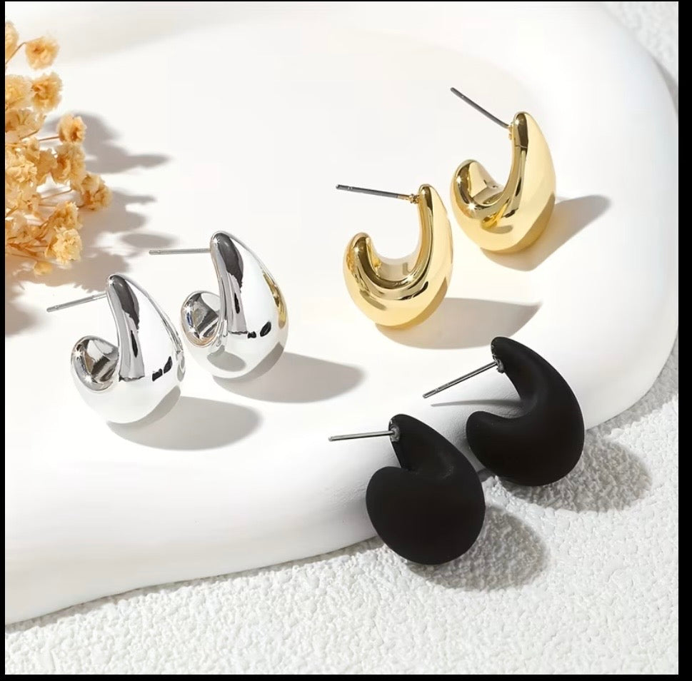 Lot de 6 Boucles d’Oreilles Femme